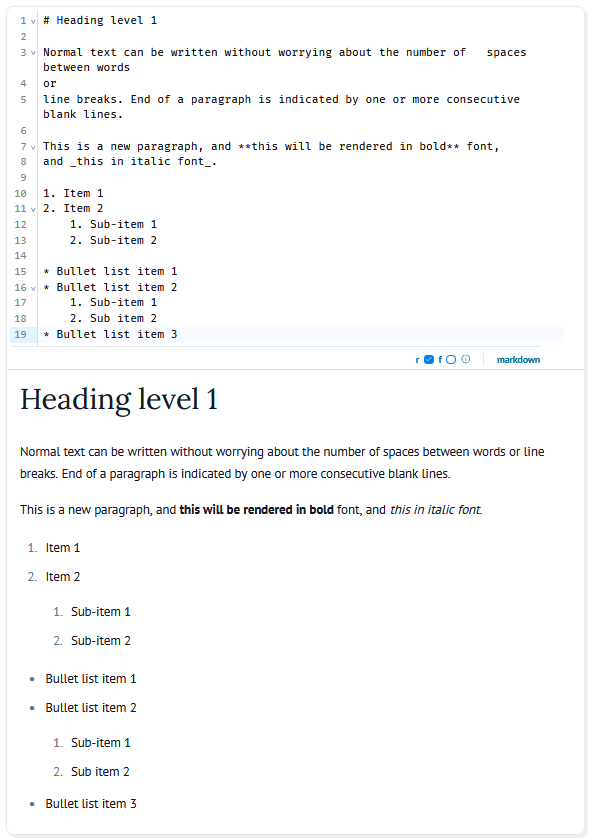 Markdown